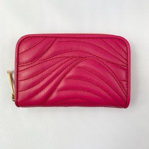 Salvatore Ferragamo Zippered Change Purse in Pink